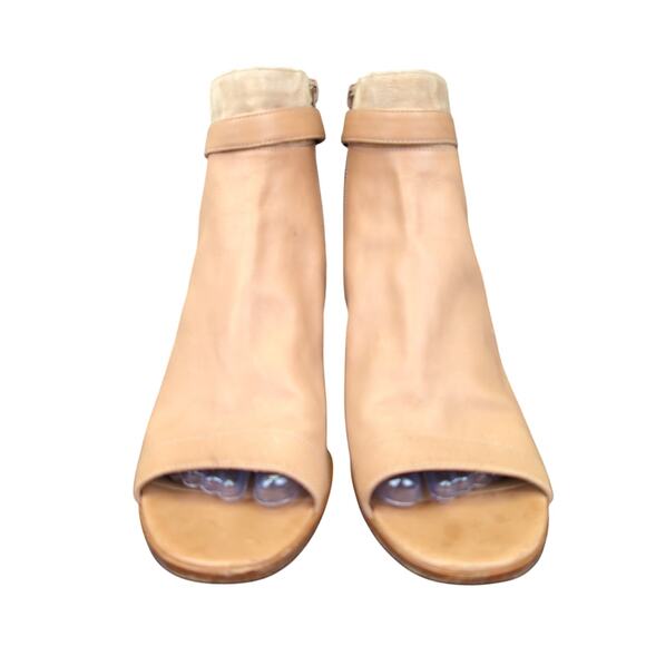 Vince Brigham Peep Toe Bootie Heels Gladiator Open Toe Sandals Women's Size 9 - Picture 3 of 8